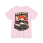 Racing Retro Tee — 'RevDrop' Mount Fuji Drift Car Graphic T-Shirt