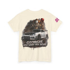 IT-Inspired Graphic Tee — "Georgie You Want Yah Boat" Horror Car Shirt