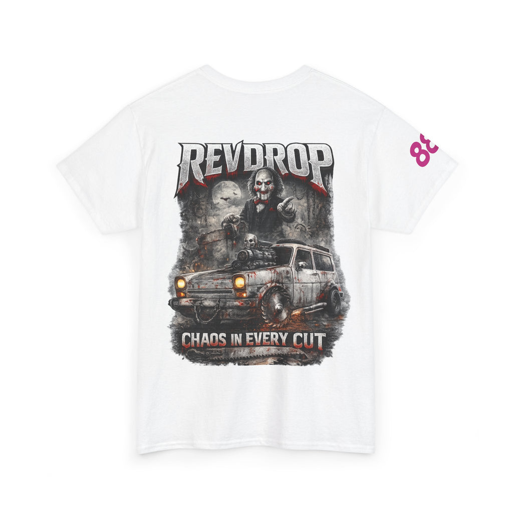 Band Tee — RevDrop “Chaos In Every Cut” Graphic T‑Shirt