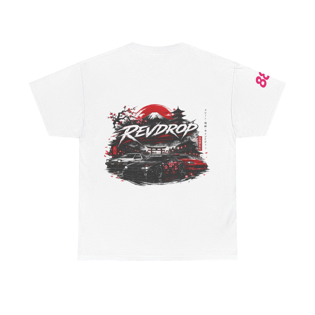 RevDrop JDM Car Graphic Tee — Japanese Street Racing Inspired T-Shirt