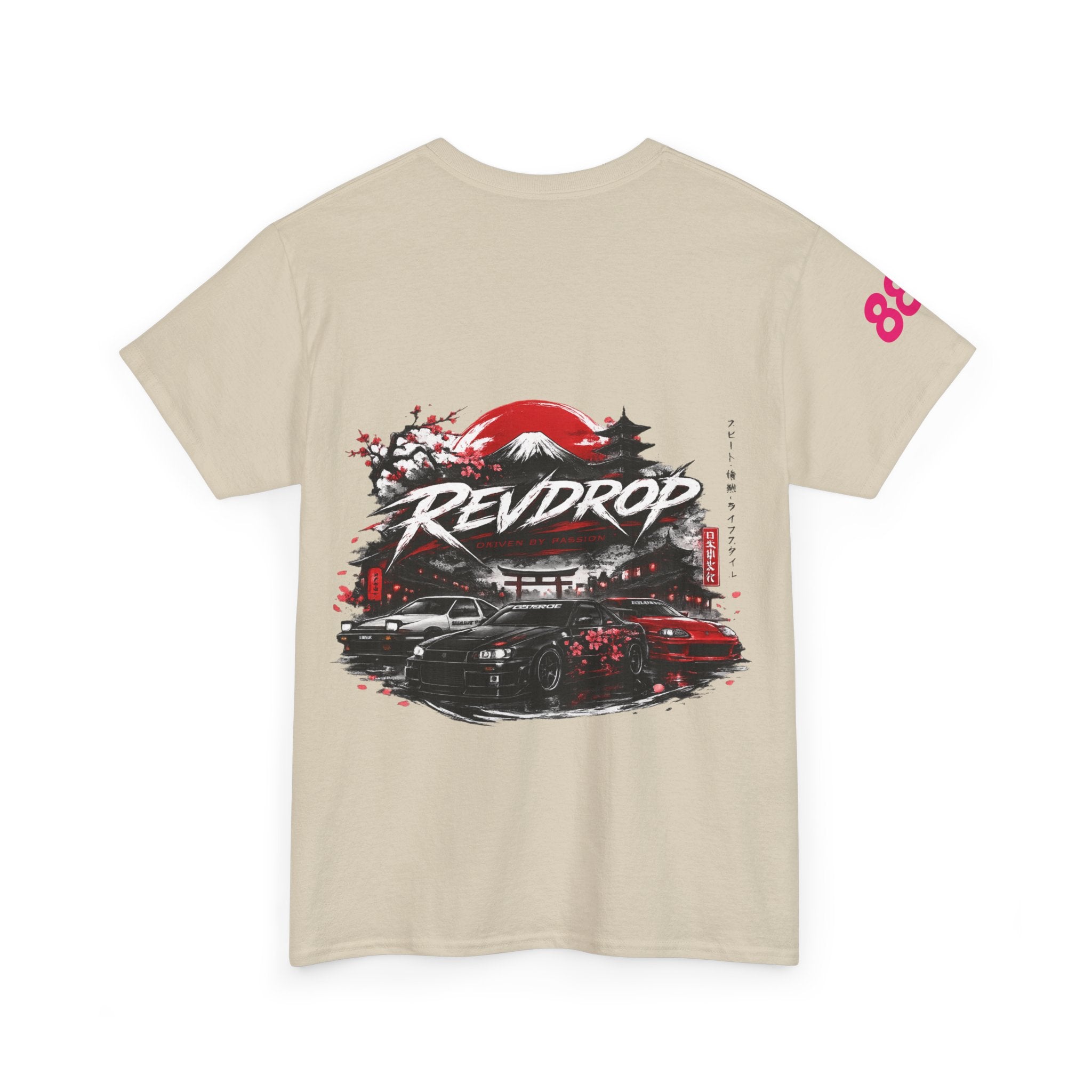 RevDrop JDM Car Graphic Tee — Japanese Street Racing Inspired T-Shirt