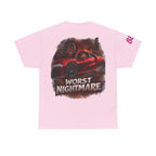 Graphic Tee — 'Worst Nightmare' Red Sports Car Streetwear T-Shirt