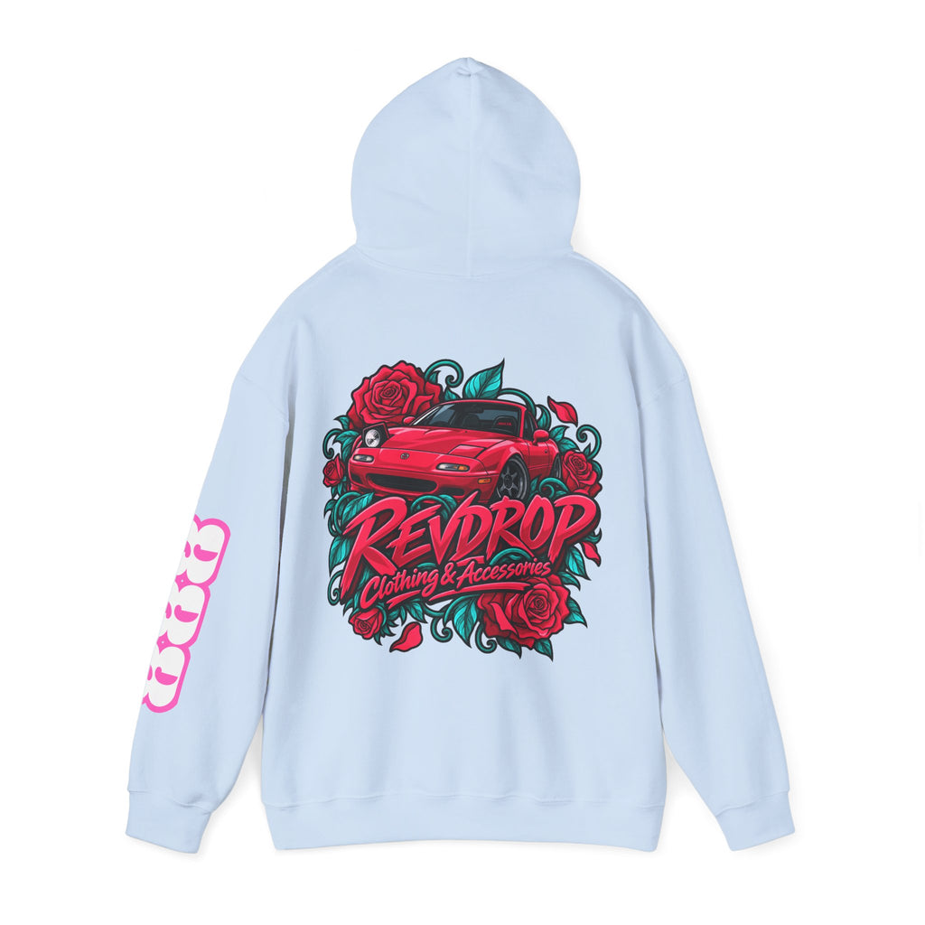 RevDrop Roses & Redline Miata Unisex Hoodie
