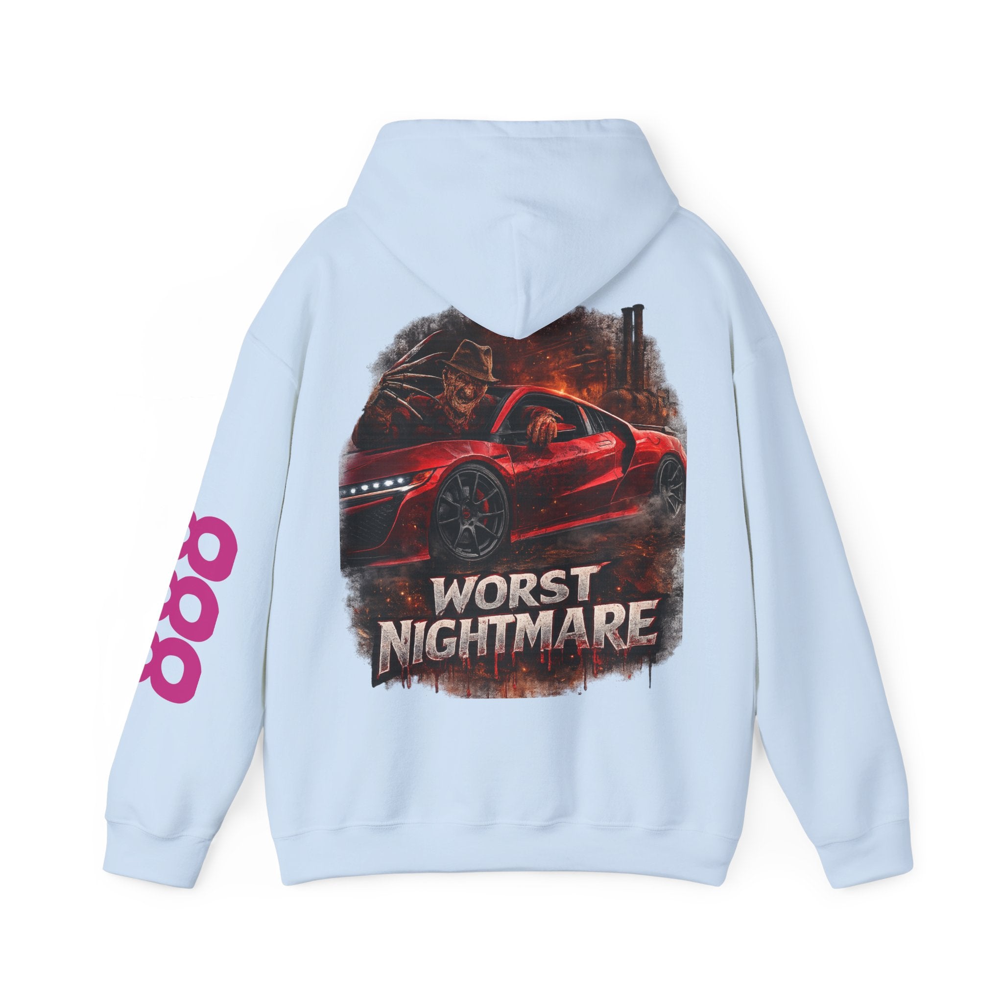Car Hoodie — “Worst Nightmare” Racing Graphic Pullover