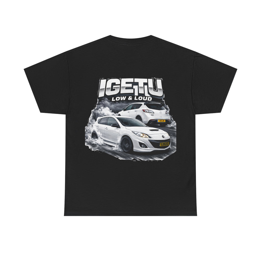 Car Crew T‑Shirt — “IGETTU Low & Loud” Graphic Tee