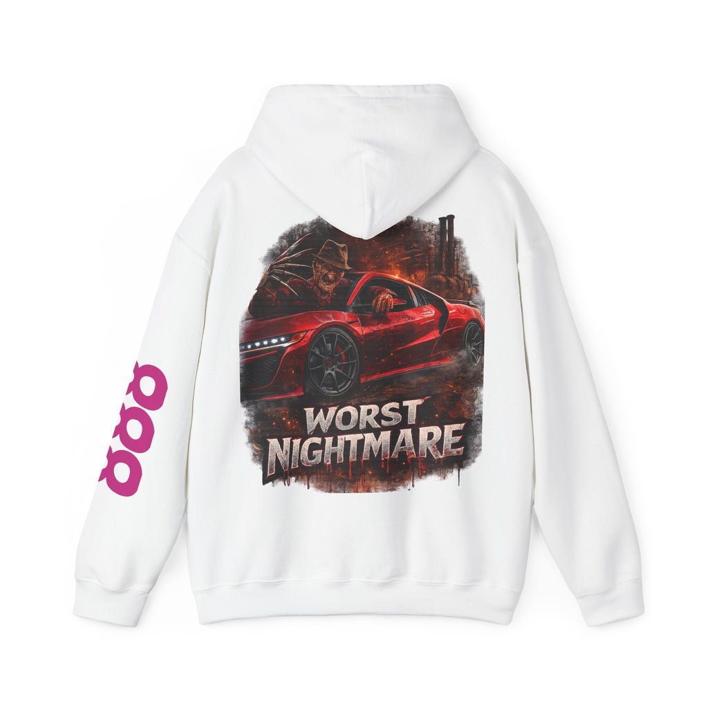 Car Hoodie — “Worst Nightmare” Racing Graphic Pullover