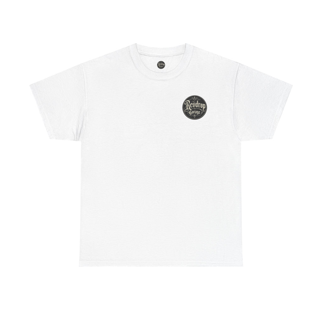 RevDrop Racing Tee — JDM Wheel Graphic T-Shirt