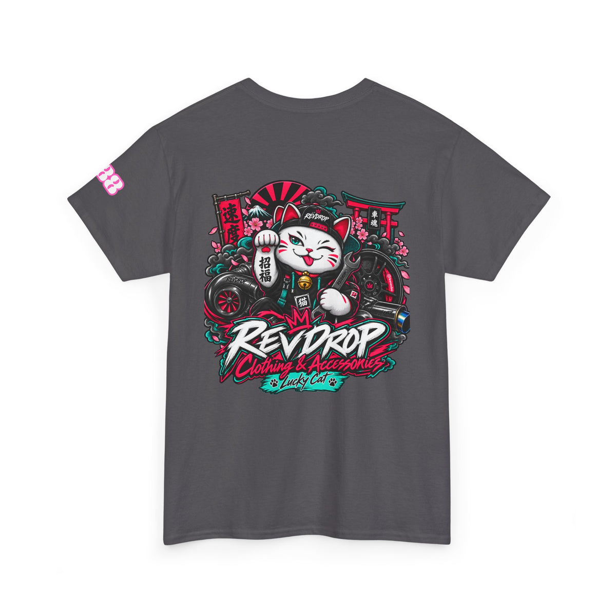 RevDrop Lucky Cat Boost Unisex Graphic Tee