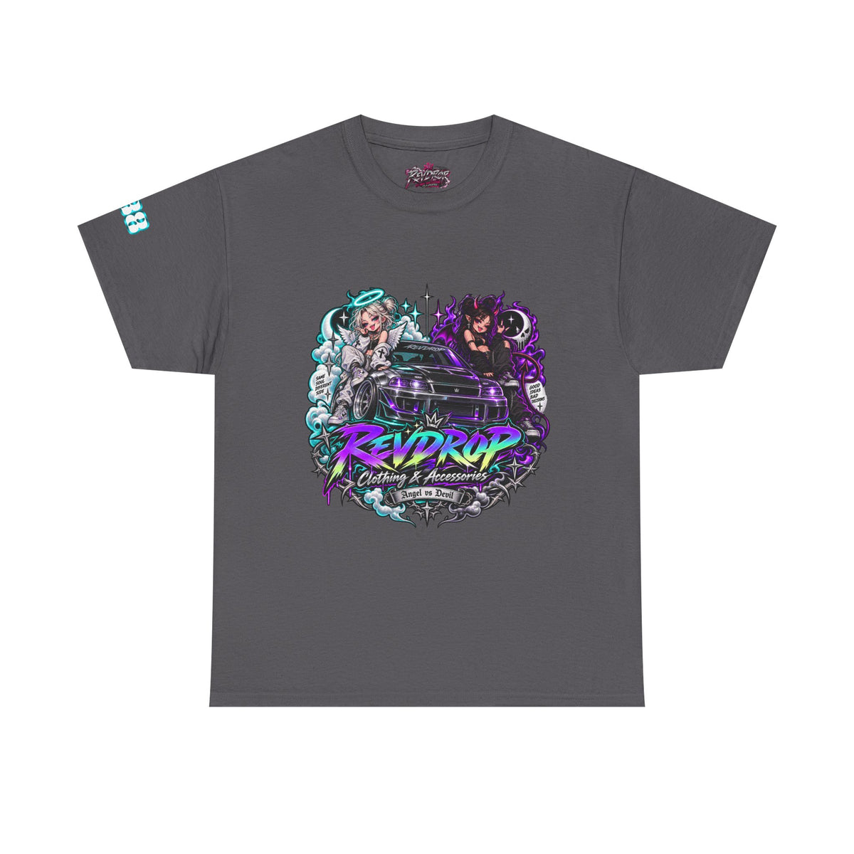 RevDrop Angel vs Devil Unisex Graphic Tee