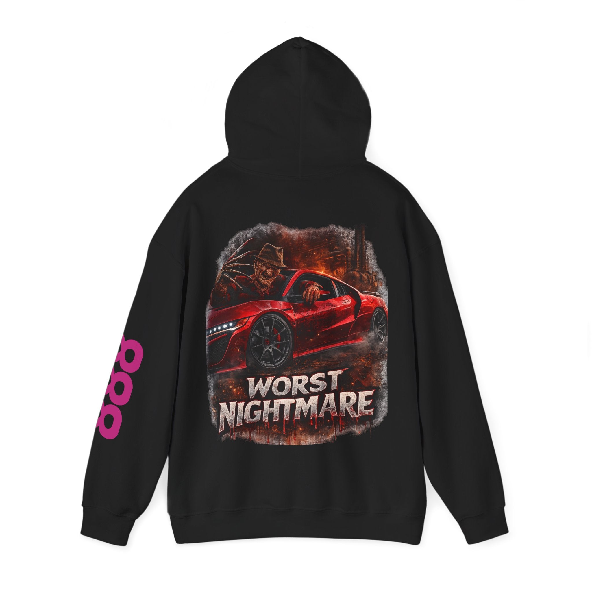 Car Hoodie — “Worst Nightmare” Racing Graphic Pullover