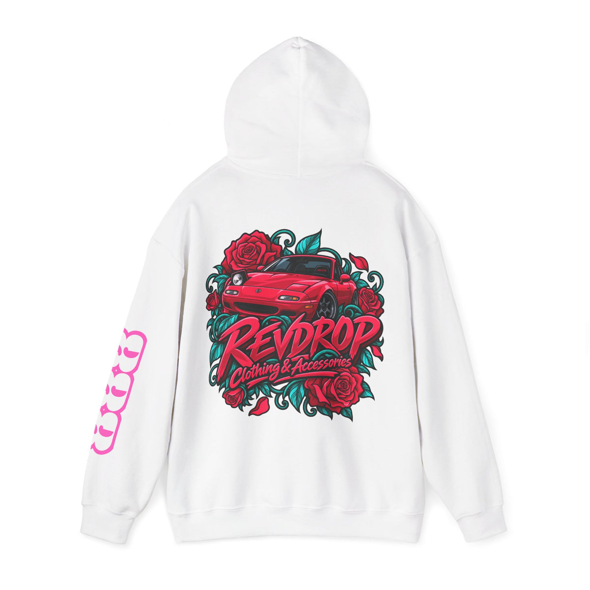 RevDrop Roses & Redline Miata Unisex Hoodie
