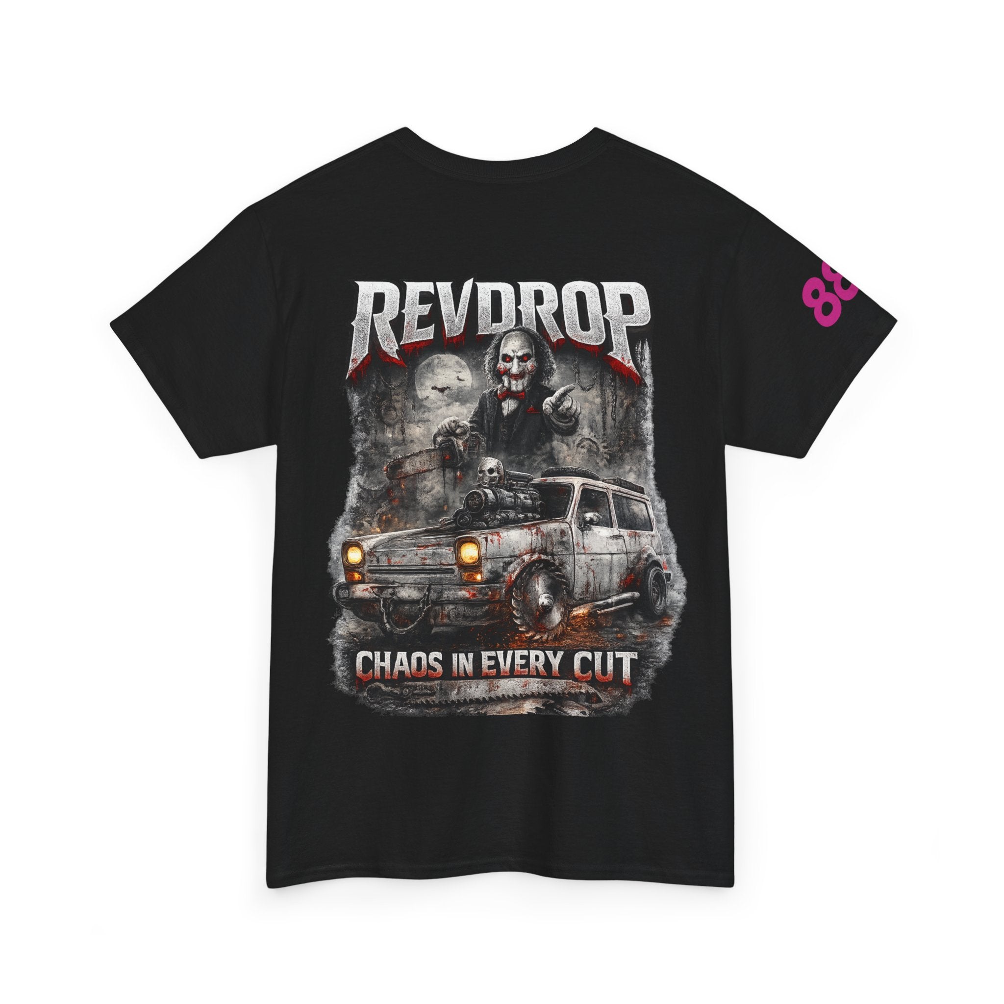 Band Tee — RevDrop “Chaos In Every Cut” Graphic T‑Shirt