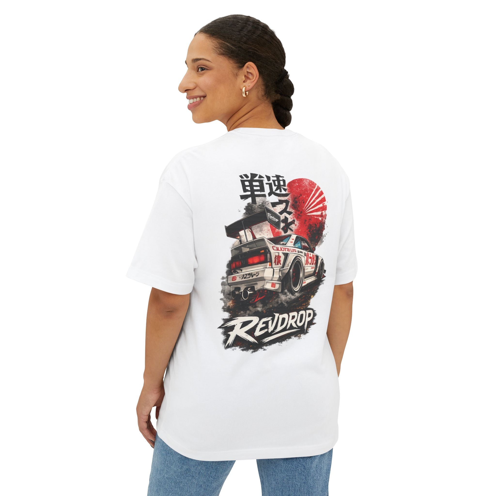 Drift Racer Tee — Japanese Retro Car Graphic T-Shirt