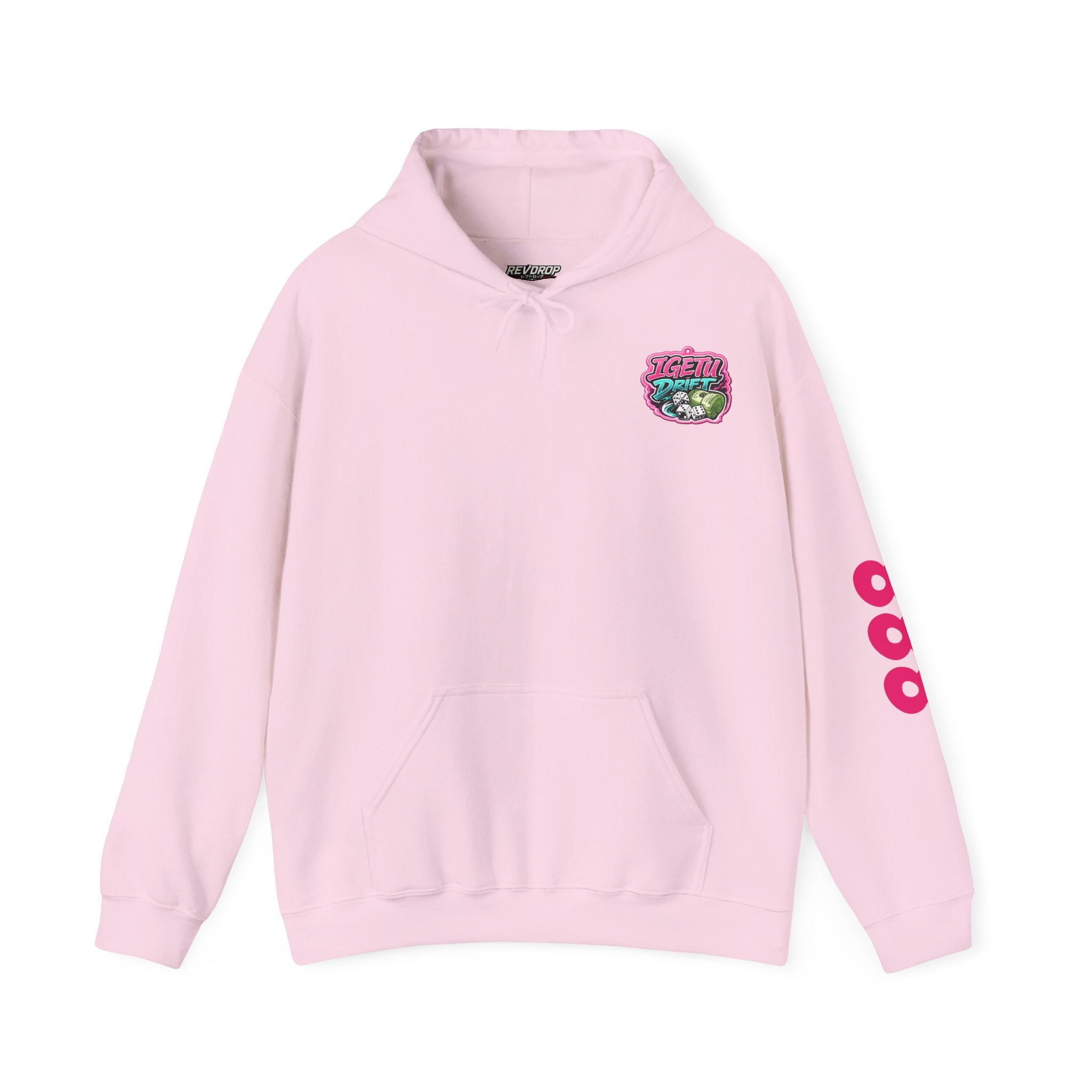 RevDrop Vintage Racing Hoodie — Retro Car Logo Pullover