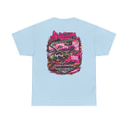 Retro Pink Drift Car T‑Shirt — 'Anarchy' Streetwear Racing Graphic Tee