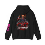 Chucky Reddrop Hoodie — Horror Car Graphic Pullover