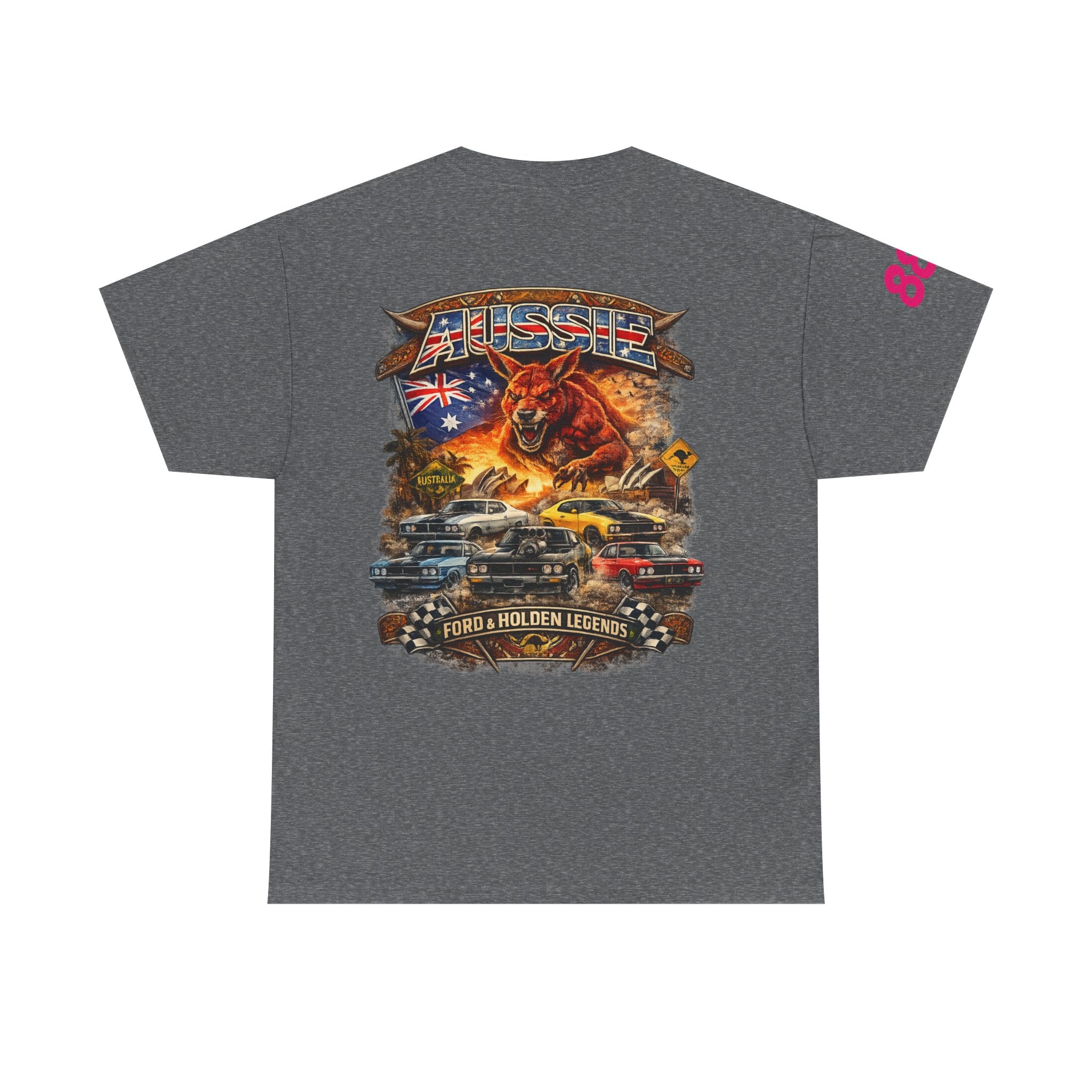 T-Shirt — Aussie V8 Muscle Car Graphic Tee (Ford & Holden Legends)