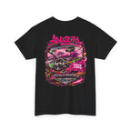 Retro Pink Drift Car T‑Shirt — 'Anarchy' Streetwear Racing Graphic Tee