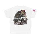 IT-Inspired Graphic Tee — "Georgie You Want Yah Boat" Horror Car Shirt