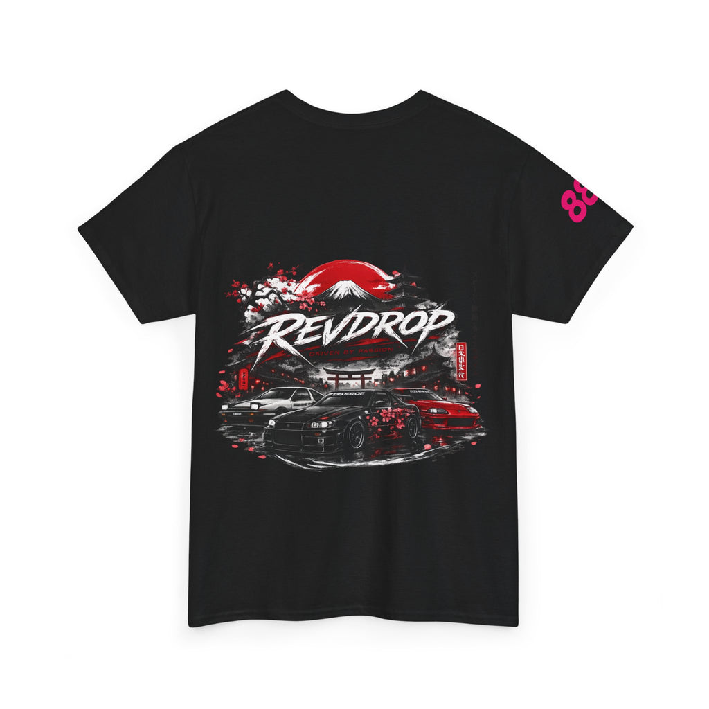 RevDrop JDM Car Graphic Tee — Japanese Street Racing Inspired T-Shirt
