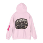 RevDrop Vintage Racing Hoodie — Retro Car Logo Pullover