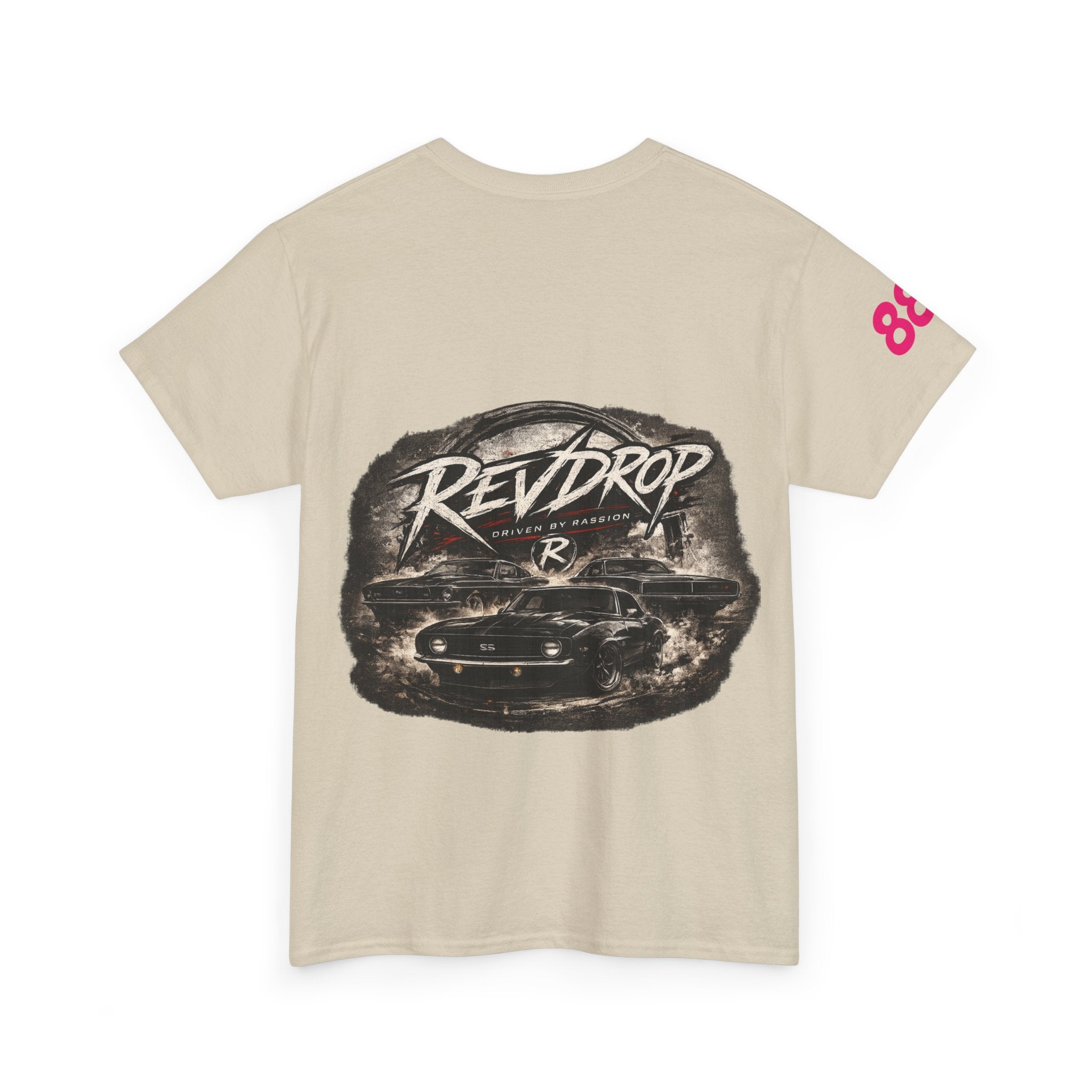 RevDrop Racing Tee — Retro Car Graphic T-Shirt