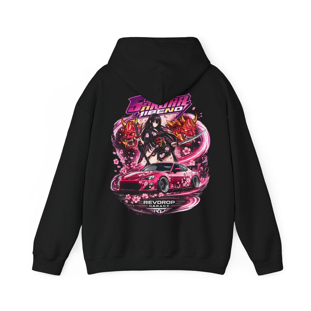Hoodie — RevDrop Racing Anime Graphic Pullover (Cherry Blossom Drift)