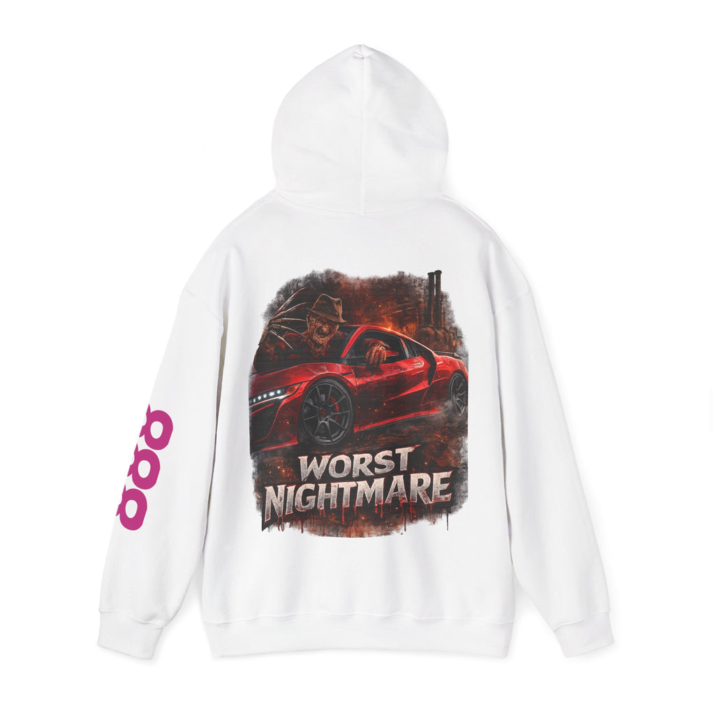 Car Hoodie — “Worst Nightmare” Racing Graphic Pullover