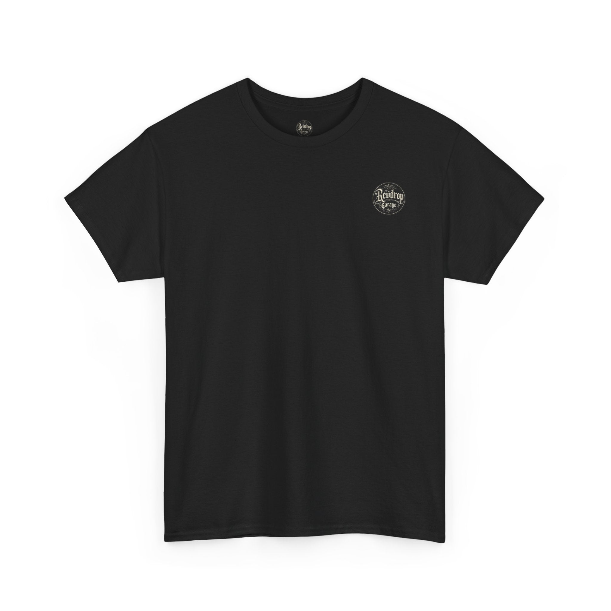 Retro Anime Racing Tee — "REVDROP" Cyberpunk Girl Graphic Shirt