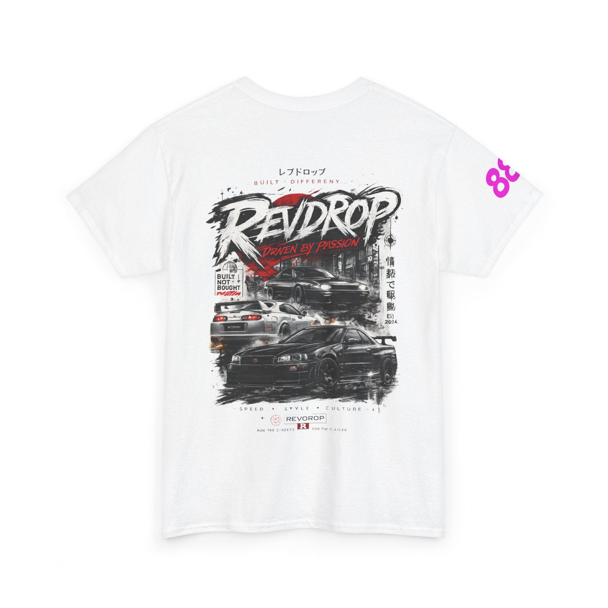 RevDrop Racing Tee — JDM Street Car Graphic T-Shirt