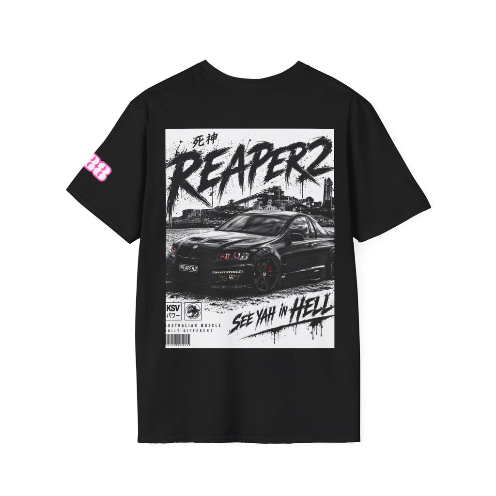 T-Shirt "Retro Dream" Small Chest Logo Graphic Tee — 80s Neon Vibe
