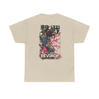 Samurai Oni Tee — 'REVDROP' Japanese Warrior Graphic T‑Shirt