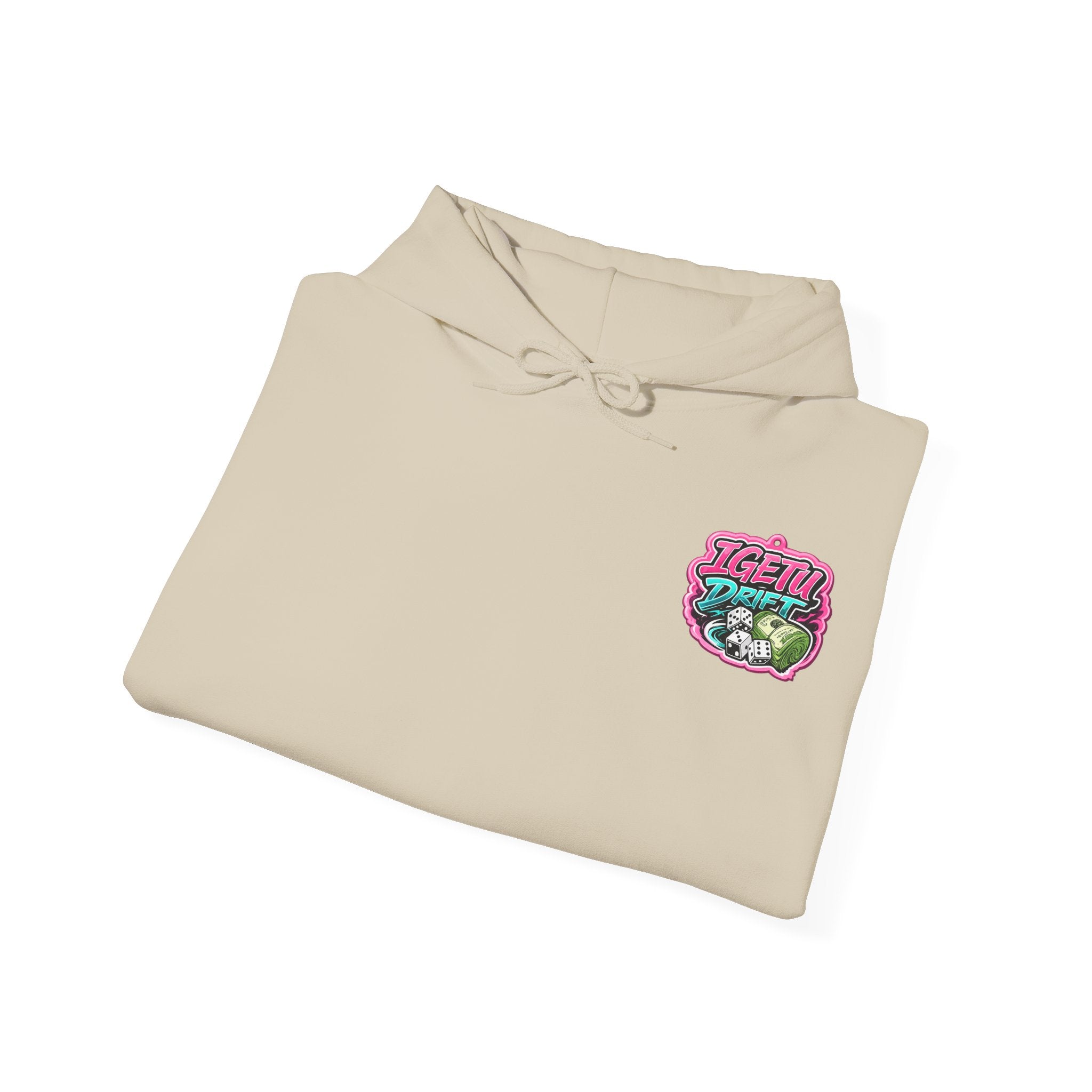 Hoodie — "Rev Up: Chaos In Every Cut" Gothic Car & Reaper Graphic
