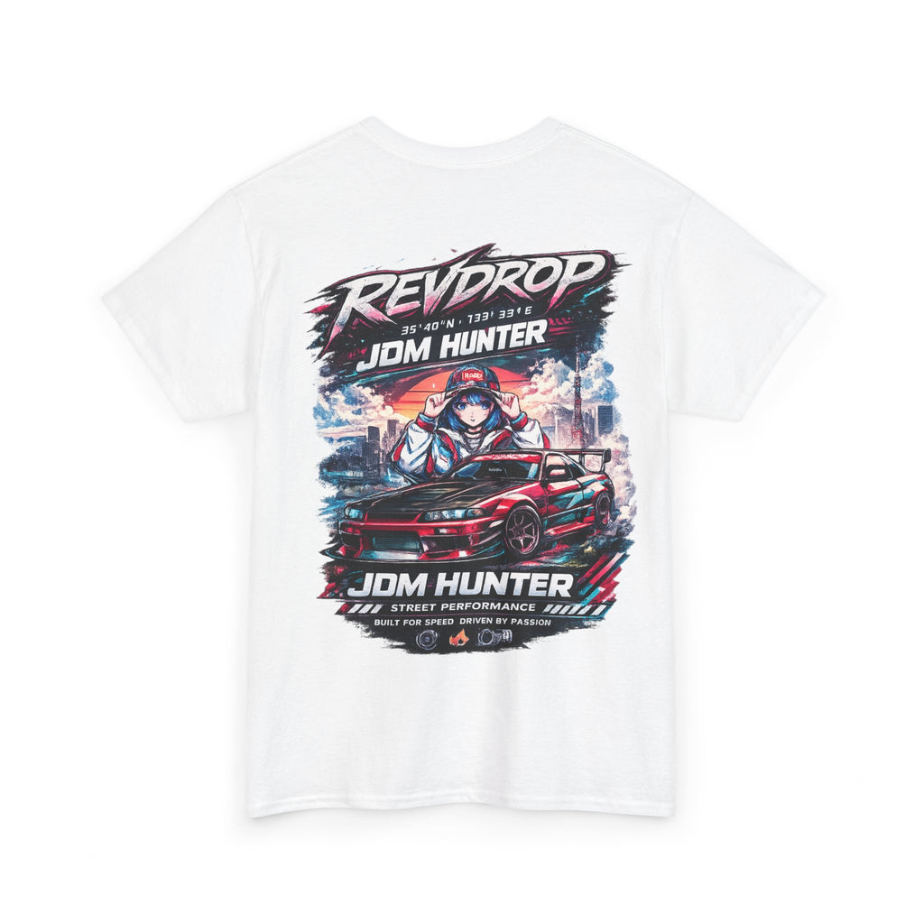 JDM Hunter RevDrop Graphic Tee — Japanese Street Racing Car Shirt