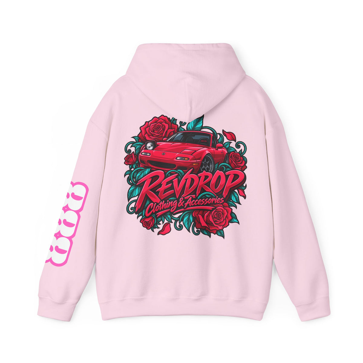 RevDrop Roses & Redline Miata Unisex Hoodie