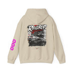 Ravedrop Racing Graphic Hoodie – Streetwear Car Club Pullover