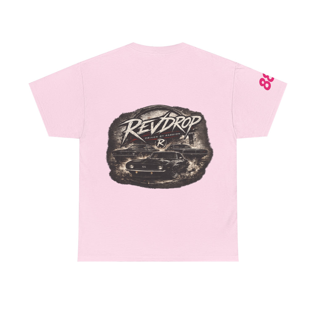 RevDrop Racing Tee — Retro Car Graphic T-Shirt