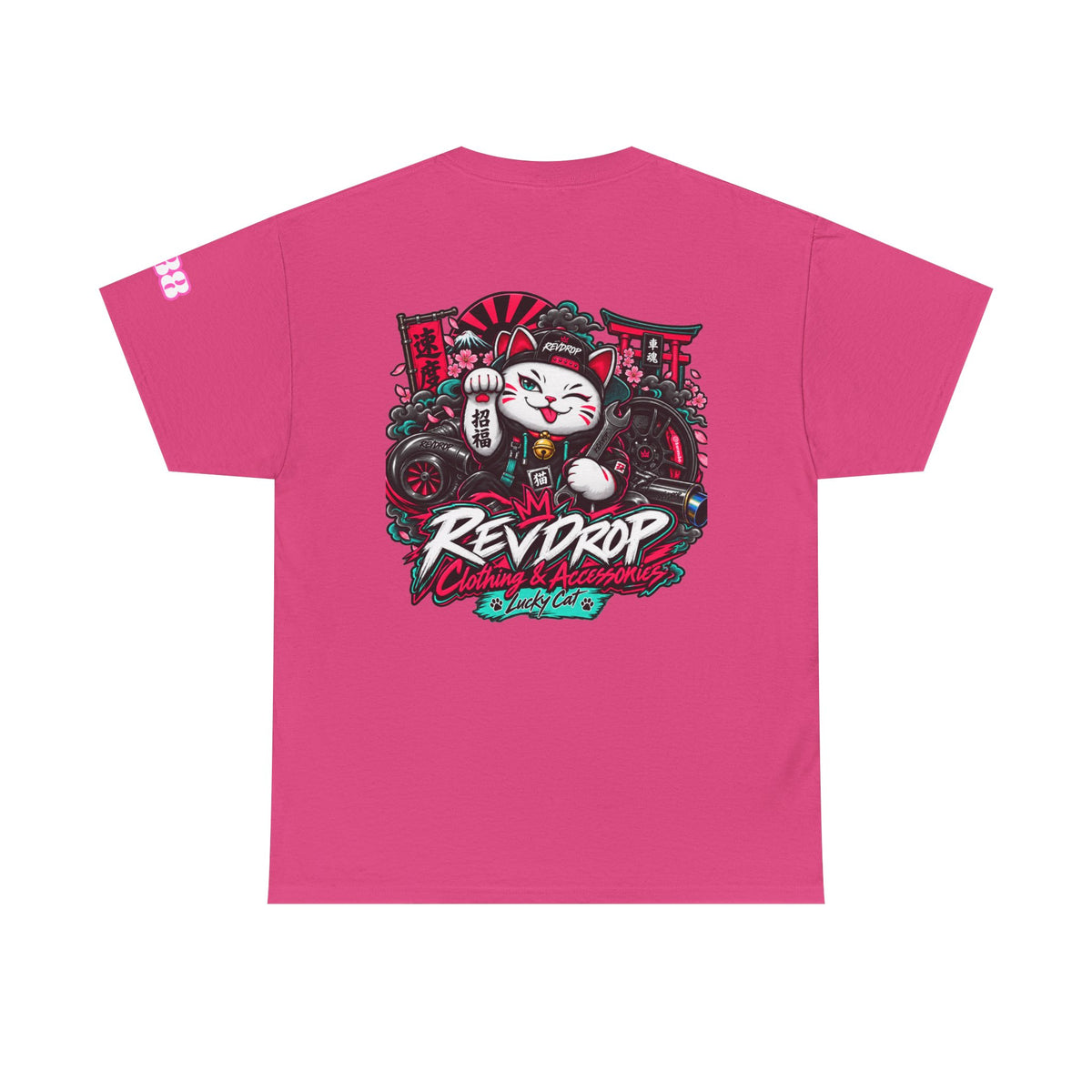 RevDrop Lucky Cat Boost Unisex Graphic Tee