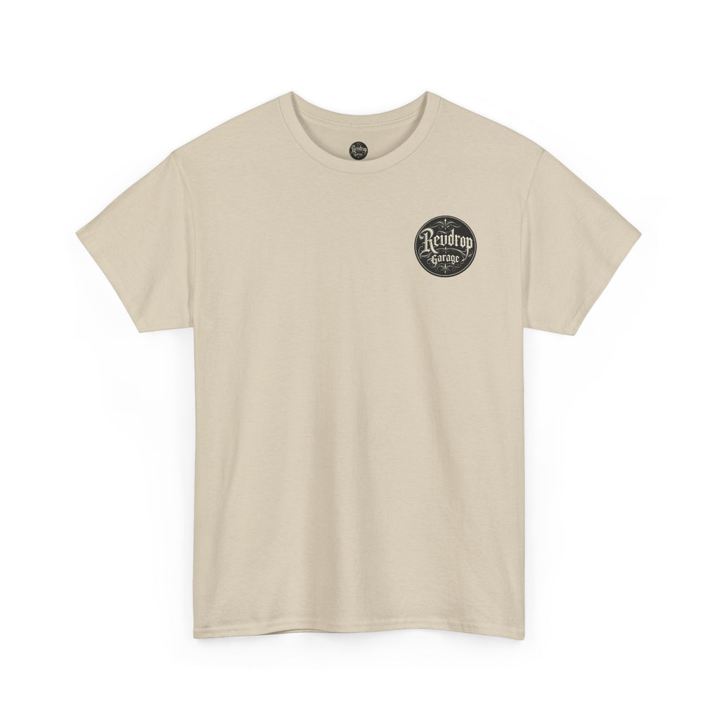 RevDrop Racing Tee — JDM Wheel Graphic T-Shirt