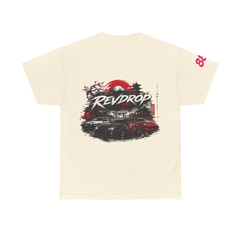 RevDrop JDM Car Graphic Tee — Japanese Street Racing Inspired T-Shirt