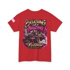 RevDrop Cruising For A Bruising – F*ck Cancer Unisex Graphic Tee 🎀💀🏁