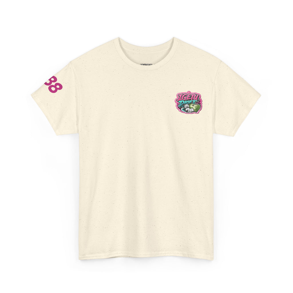 RevDrop “Cutting Edge Mayhem” Graphic Tee – Horror Clown & Muscle Car Streetwear T-Shirt