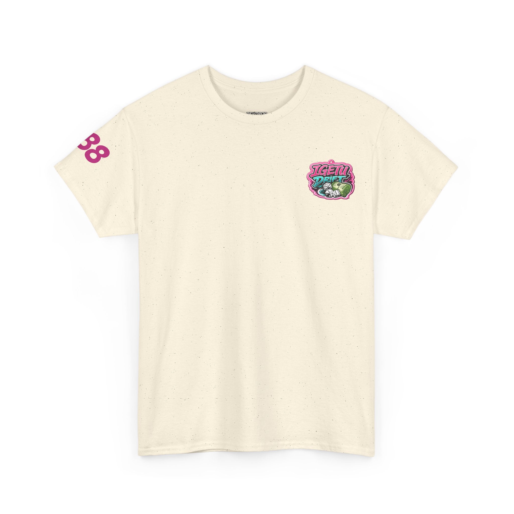 RevDrop “Cutting Edge Mayhem” Graphic Tee – Horror Clown & Muscle Car Streetwear T-Shirt