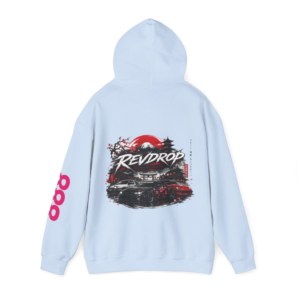 Hoodie — RevDrop Japanese Sunset Graphic Pullover
