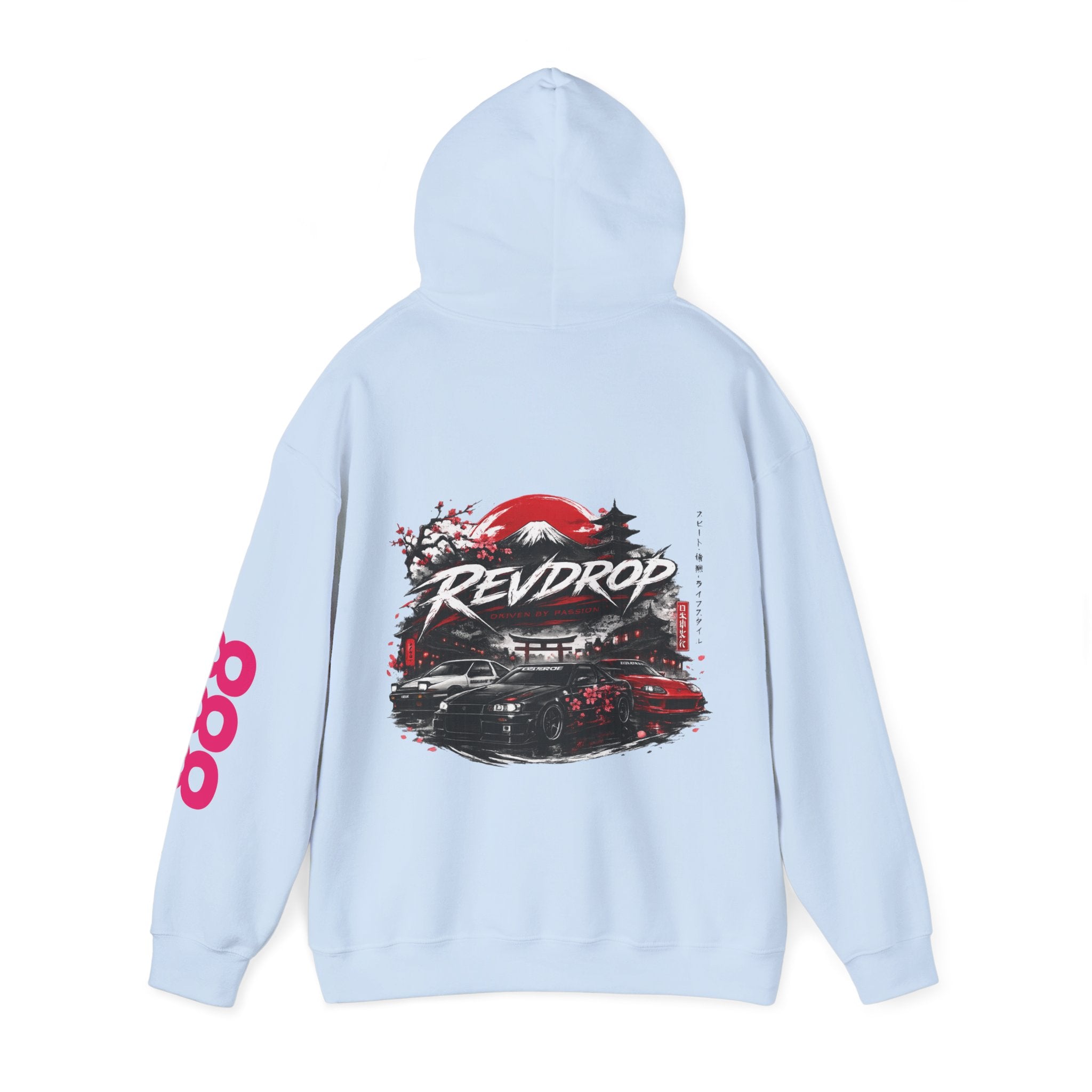 Hoodie — RevDrop Japanese Sunset Graphic Pullover
