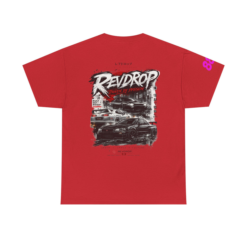 RevDrop Racing Tee — JDM Street Car Graphic T-Shirt