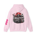 RevDrop Samurai Racing Hoodie — Japanese Demon Mask Graphic Streetwear