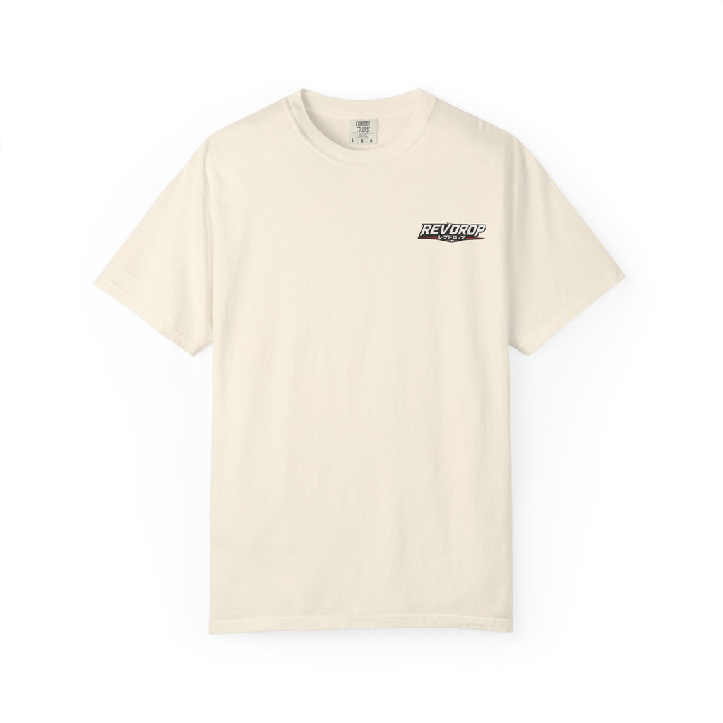 RevDrop Garage Car Festival T-Shirt — Japanese Racing Graphic Tee