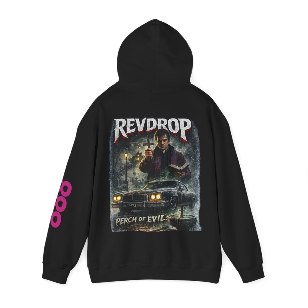 Perch of Evil Graphic Hoodie — Revrop Horror Band Pullover