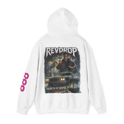 RevDrop “Perch of Evil” Graphic Hoodie – Horror Crow Streetwear Pullover
